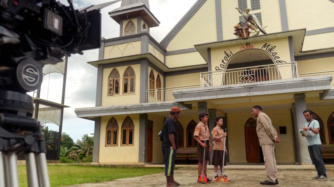 
 Prosesi Shooting film Lima Bintang Timur.(Ist)