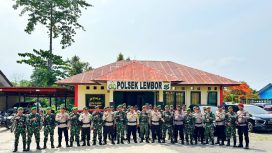 Apel siaga Polsek Lembor dan Koramil 1612-06 Lembor(ist)