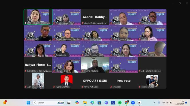 
 Press Conference International Golo Mori Jazz 2024.(Ist)