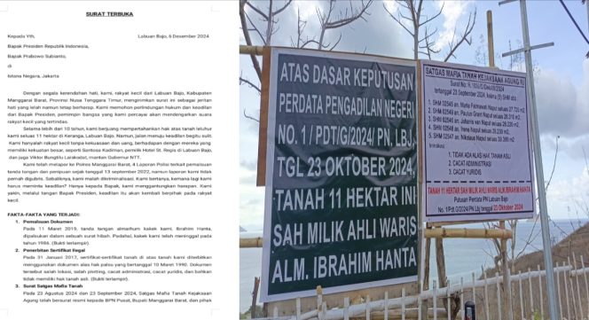 
					Surat terbuka keluarga Ibrahim Hanta Kepada Prabowo Subianto(ist)