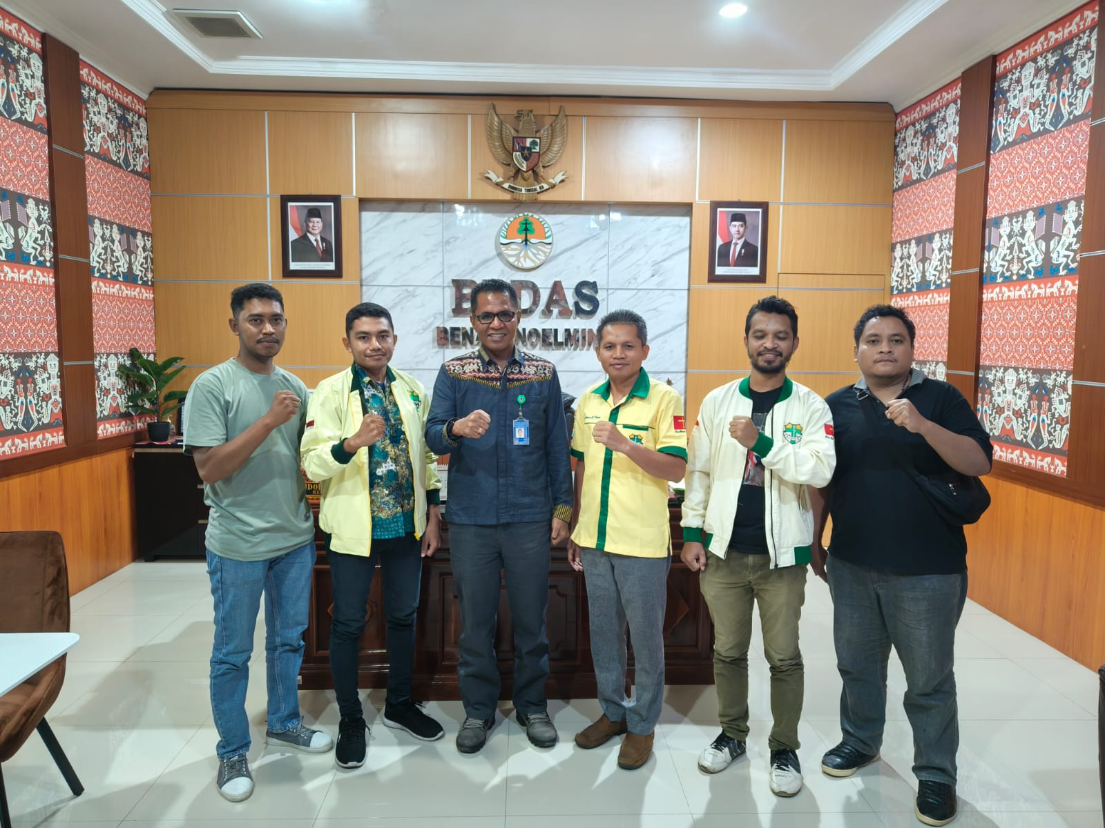 Pemuda Katolik NTT melakukan audiensi dengan Kepala Balai Pengelolaan Daerah Aliran Sungai (BPDAS) Benain - Noelmina, Kamis 19 Desember 2024 (Ist) 