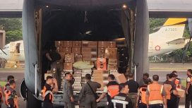 Distribusi bantuan korban erupsi Lewotobi Laki-Laki dari Bear Brand.(Ist)