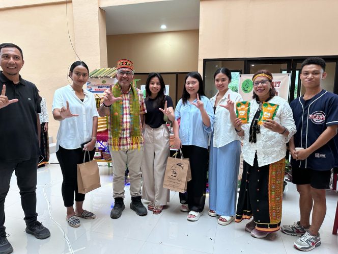 
 BPC HIPMI Mabar Hadiri Flores Lestari Market Day. (Foto:Dokpri HIPMI Mabar)