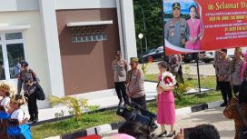 Kapolda NTT Tiba di Rusun Anggota Polres Manggarai Barat, Selasa(18/03/2025). Foto:ist