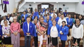 Gubernur NTT bersama GAMKI NTT.(Biro Administrasi Setda Pemprov NTT)