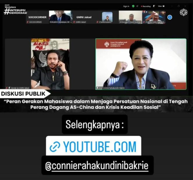
					Prof. Connie Rahakundini Bakrie Ingatkan Pentingnya Ada Penyeimbang Bagi Pemerintah