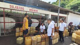 Polisi sidak SPBUN Labuan Bajo.(Ist)