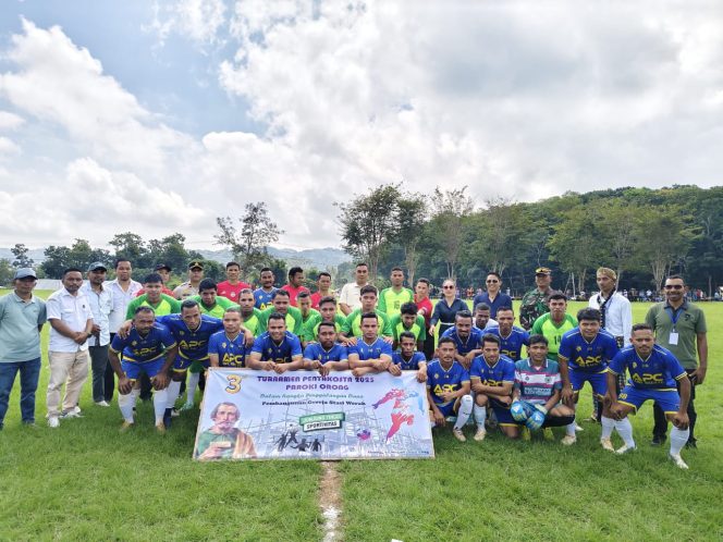 
 Pembukaan turnamen Pentekosta Paroki Orong 2025, Rabu(21/05/2025)