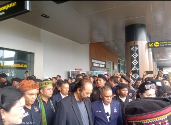 
 Ketum Nasdem, Surya Paloh tiba di Labuan Bajo hadiri Rakerwil Nasdem NTT. (Acik/hlb)