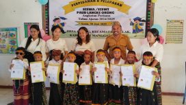 Upacara pelepasan siswa/i Paud Langke Orong, Senin(30/06/2025)