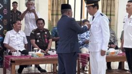 Bupati Manggarai Barat Edistasius Endi Lantik Heribertus Manggas jadi camat Welak, Rabu(01/10/2025)