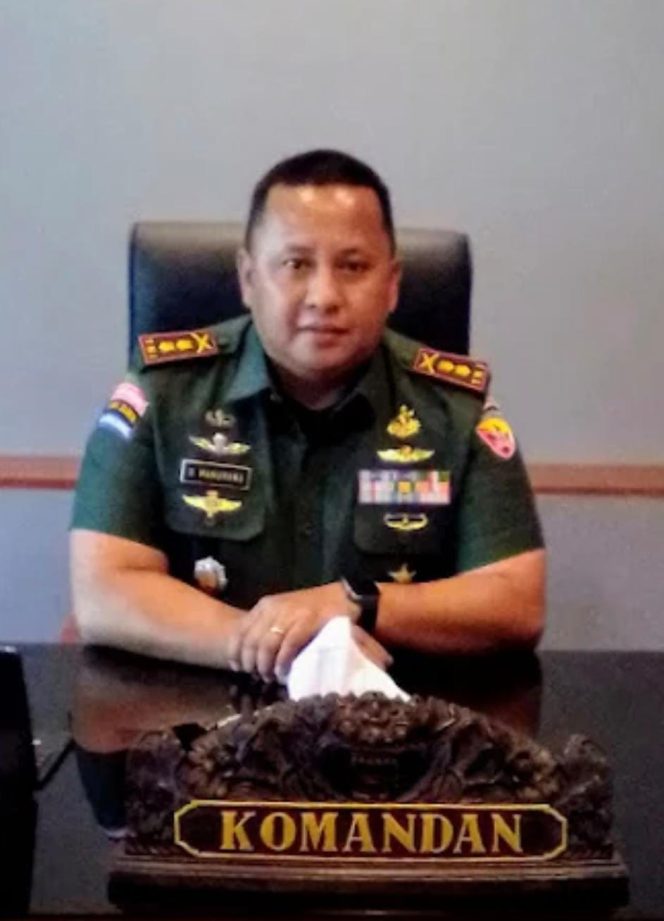 
 Dandim 1630 Manggarai Barat, Letkol Inf Budiman Manurung.(Ist)