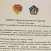 Tangkapan layar dokumen Komitmen bersama pemprov Bali-NTT.(Acik)