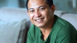 Rofinus Edison Risal, Ketua SMSI Mabar.(Ist)